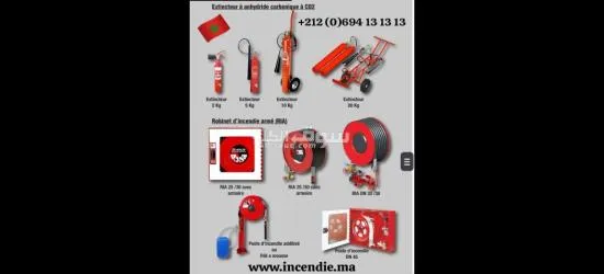 Nouakchott incendie recharge extincteurs