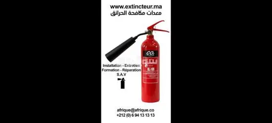 Mauritanie maintenance extincteurs : recharge vérification et controle extincteur Nouakchott