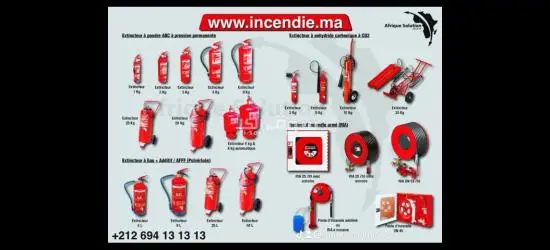 Fournisseur extincteurs incendie Nouakchott extincteur - 3