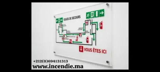 Signalisation incendie et évacuation ERP ERT IGH Nouakchott - 2